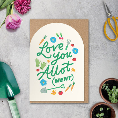 Love You Allot(ment), Valentines, Anniversary Card