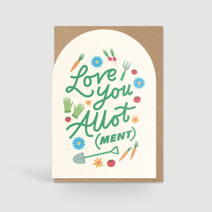 Love You Allot(ment), Valentines, Anniversary Card