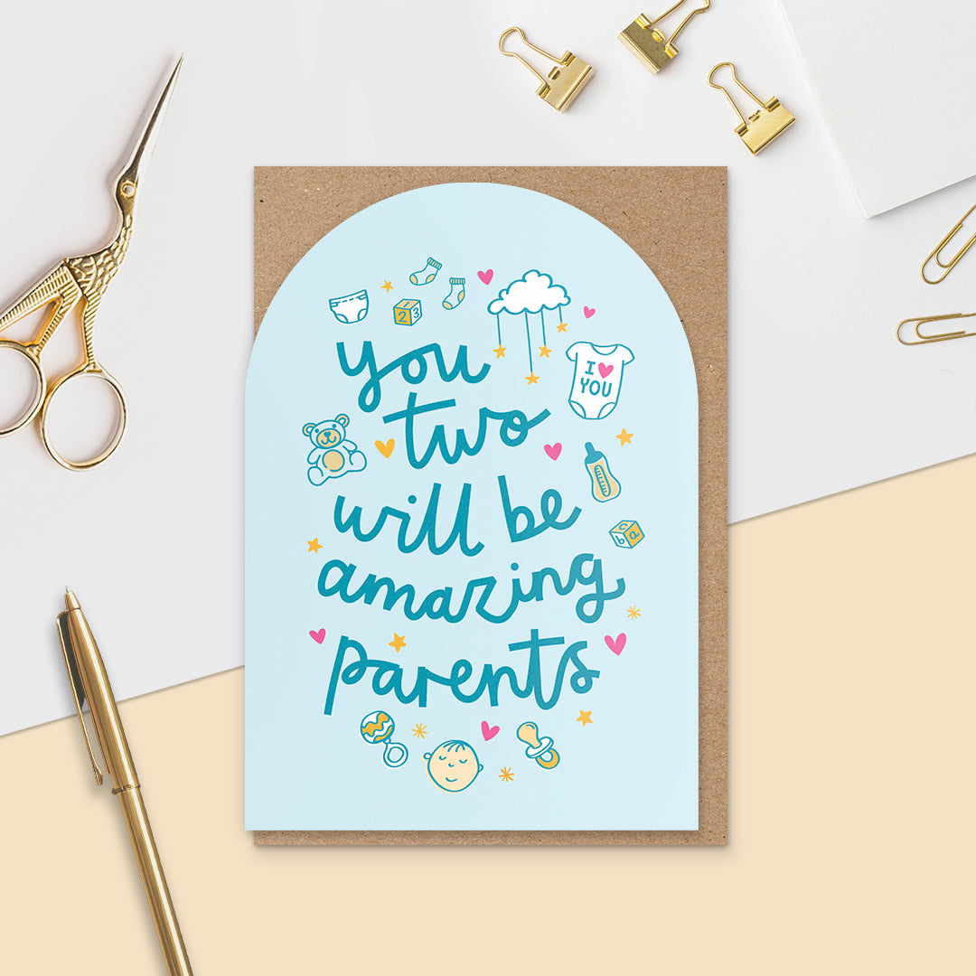 Amazing Parents To Be, Mum and Dad to be Card