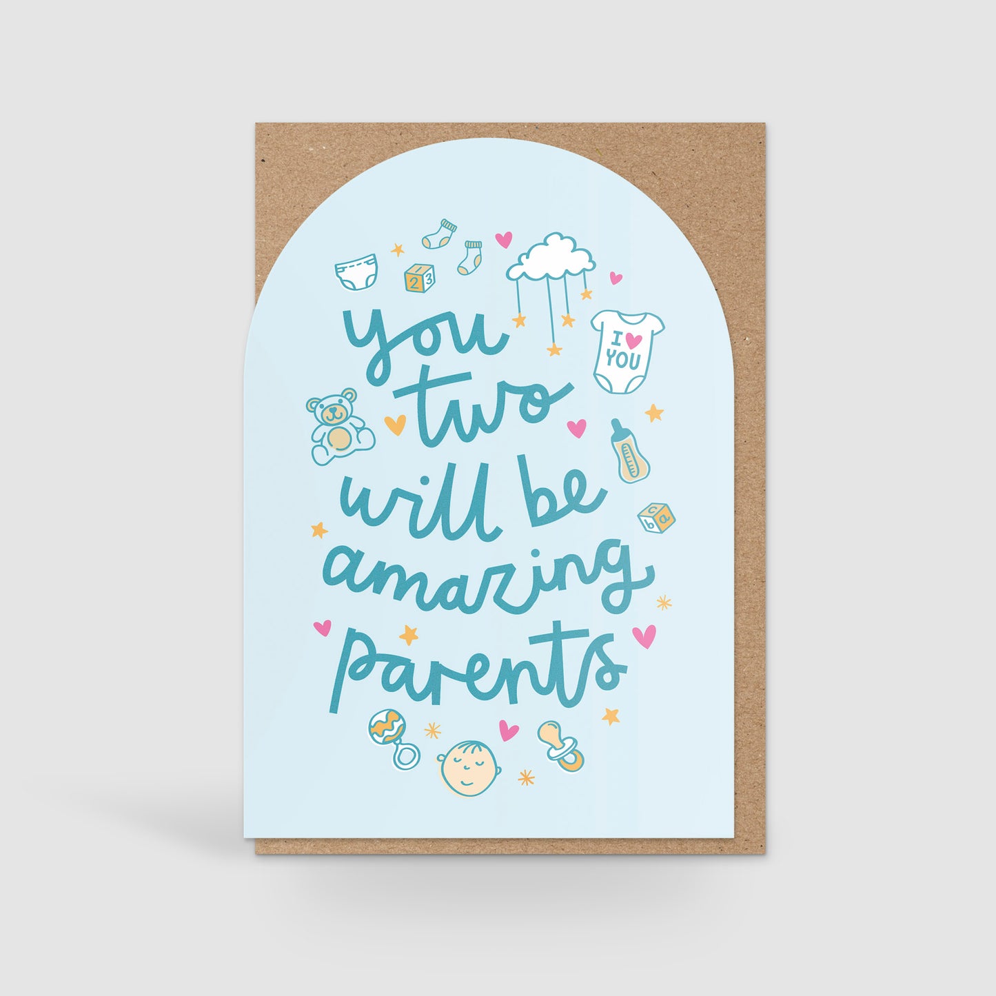 Amazing Parents To Be, Mum and Dad to be Card