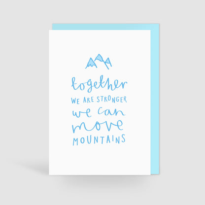 'Together We Are Stronger' Love and Friendship Card