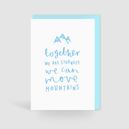 'Together We Are Stronger' Love and Friendship Card