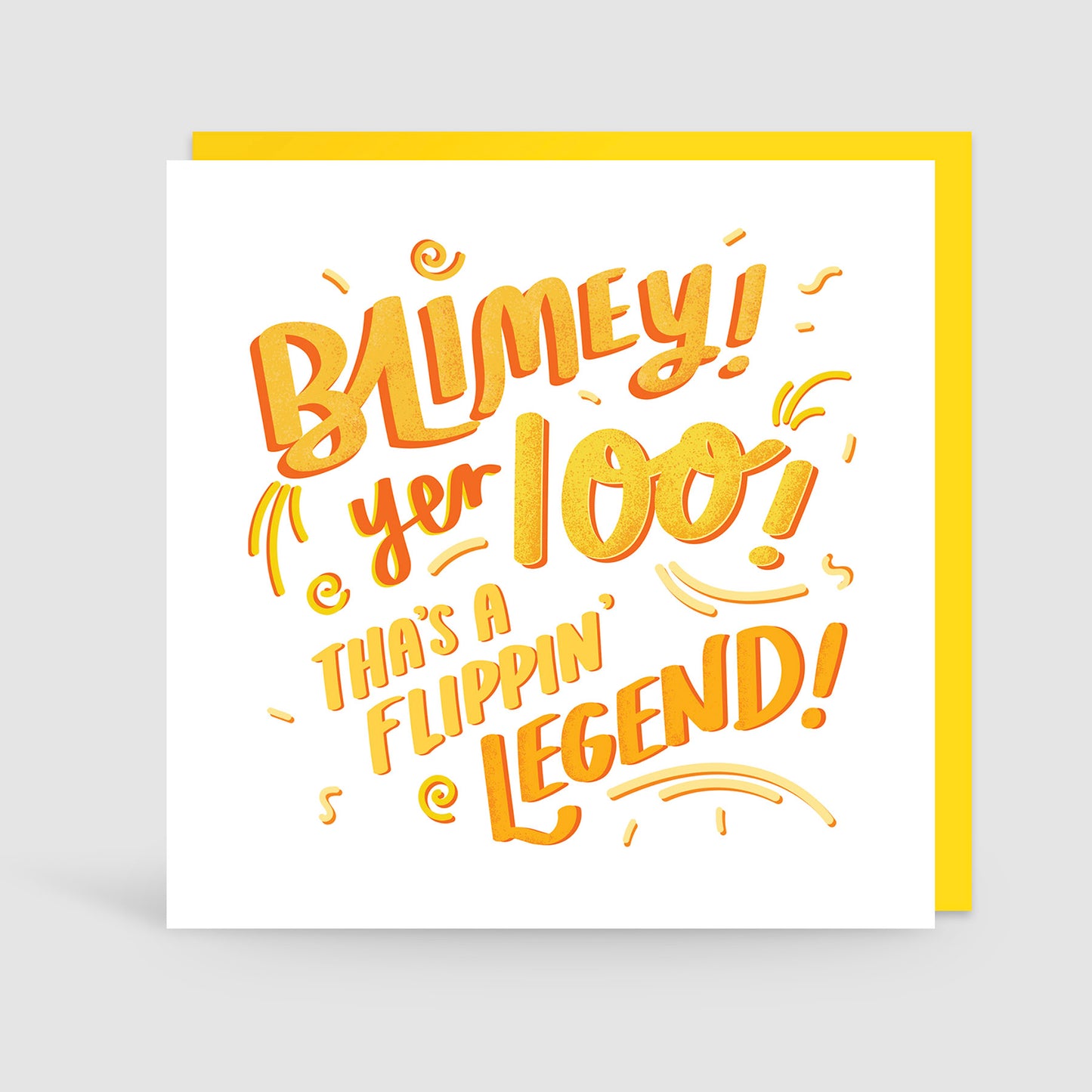 100th Birthday Yorkshire Card