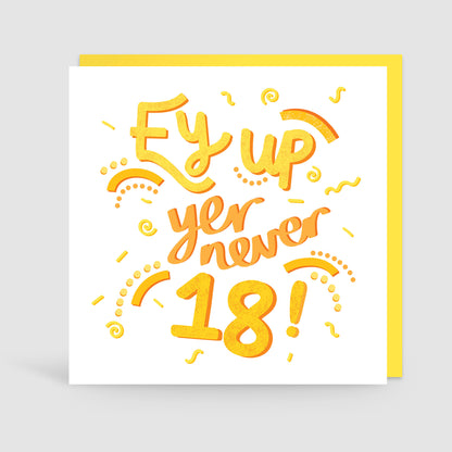 18th Birthday Yorkshire Card