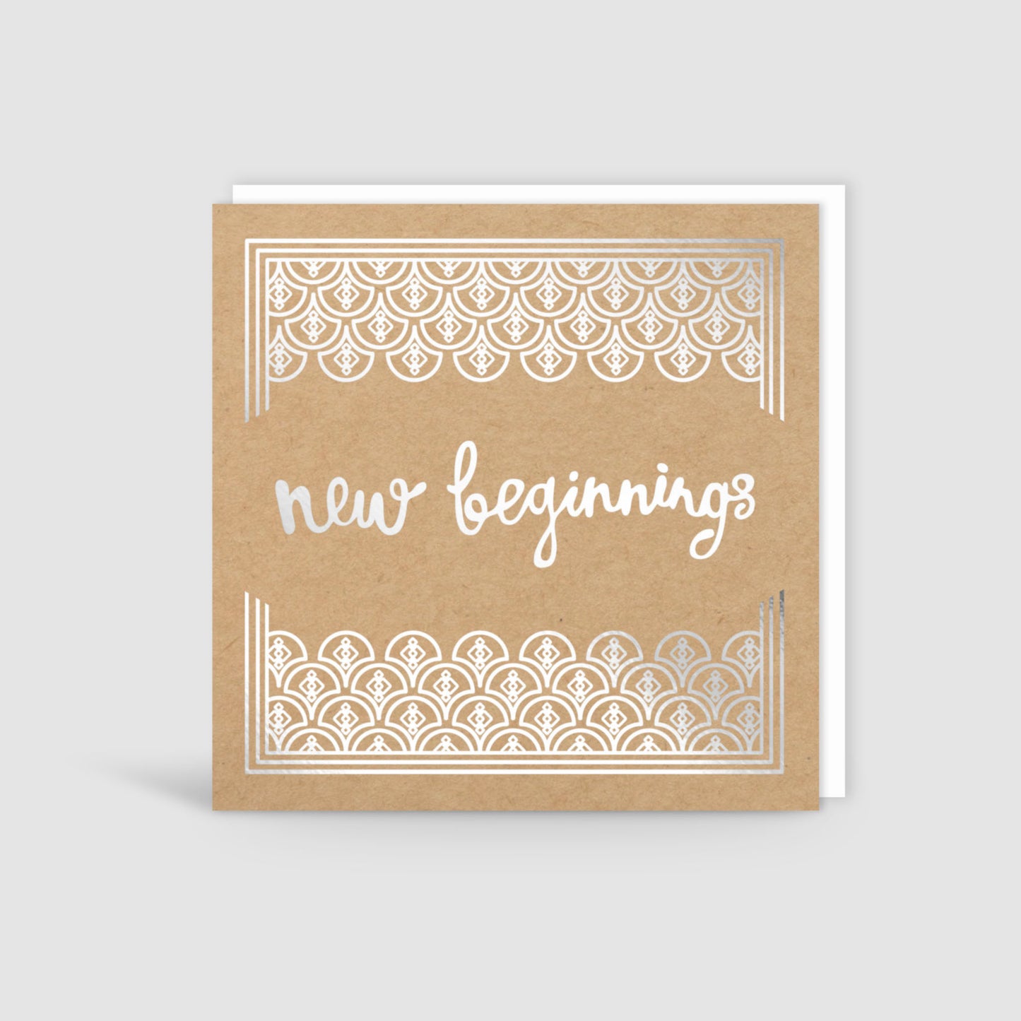 New Beginnings Silver Foil Card