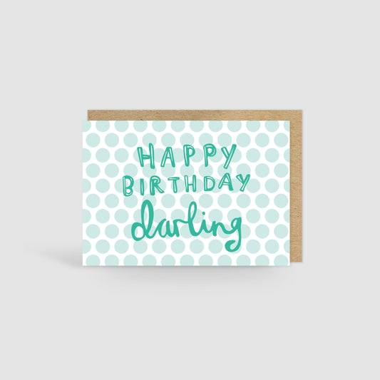 Happy Birthday Darling Card