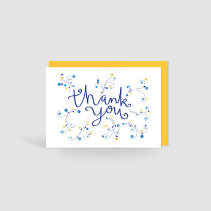 Gold Foil Thank You Card