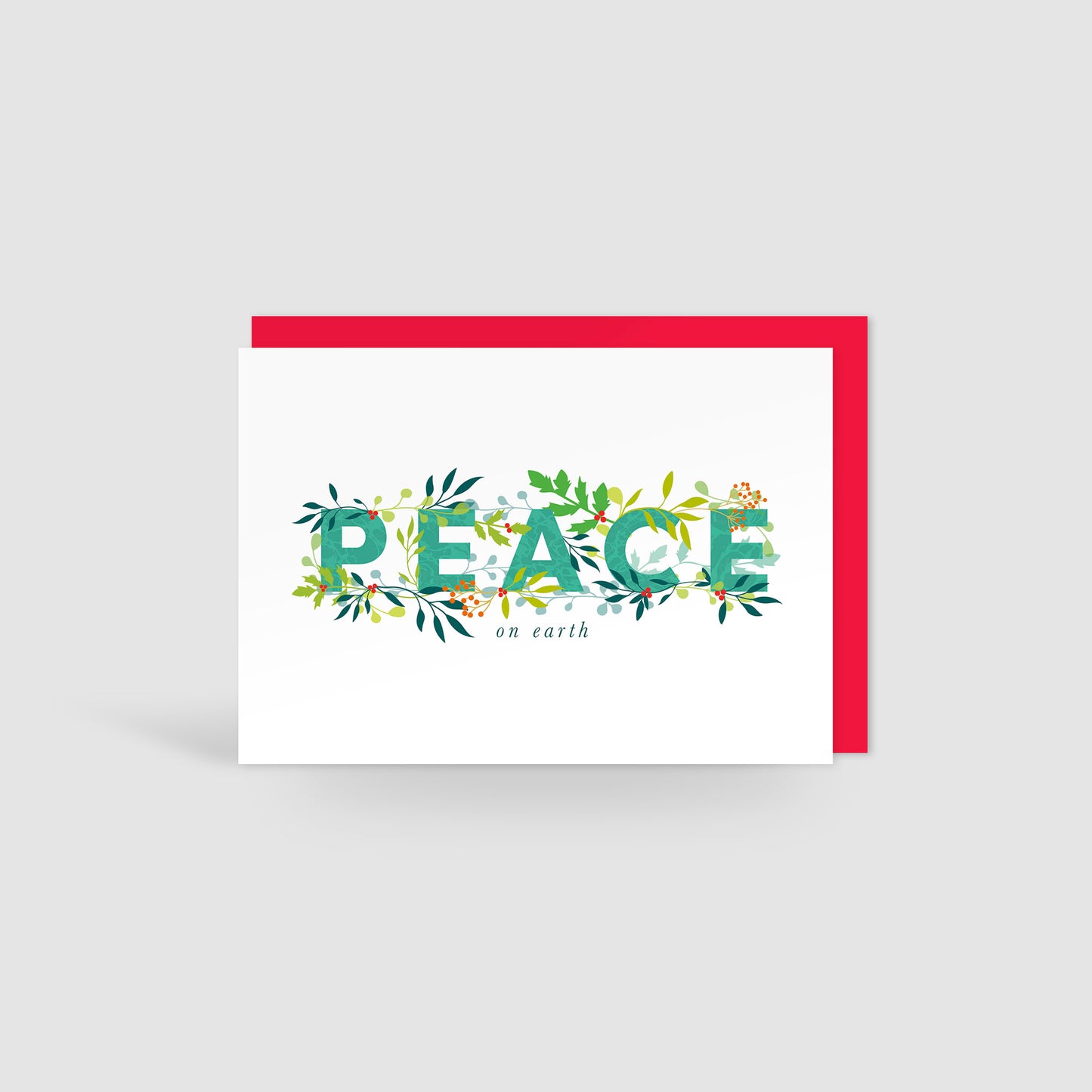 Holly Jolly Foliage Christmas Cards